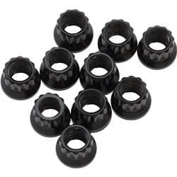 1/4" UNC NUT .424" HEAD 8mm 10 PACK 1/4"-20 12 POINT HEAD 8740 Aeroflow - AF 34-23-0010