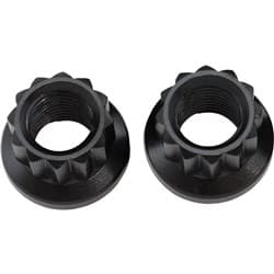 3/8" UNF NUT .700" HEAD 1/2" 2 PACK 3/8"-24 12 POINT HEAD 8740 Aeroflow - AF 34-28-0011-