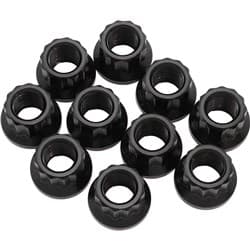 1/2" UNF NUT .958" HEAD 17mm 10 PACK 1/2"-20 12 POINT HEAD 8740 Aeroflow - AF 34-32-0011