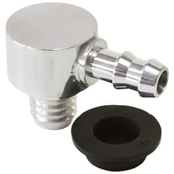 BILLET BOOSTER VALVE UNIVERSAL21MM / 13/16" HOLE TO 3/8 Barb