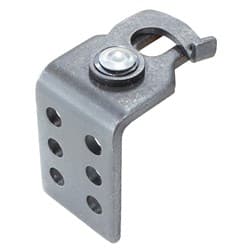 QUICK RELEASE MORSE CABLE BRACKET 90° MILD STEEL