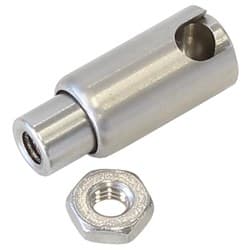 QUICK RELEASE BALL JOINT 10-32UNF NUT STAINLESS STEEL