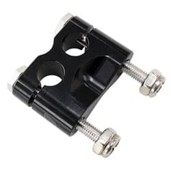 PRO GRIP CLIP STYLE MOUNT DUAL FULL CLAMP BILLET BLACK