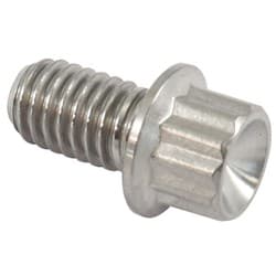 M6x1.00 TITANIUM BOLT 10mm UHL12 POINT SINGLE M6 x 1.00mm