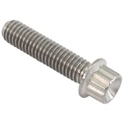 M6x1.00 TITANIUM BOLT 25mm UHL12 POINT SINGLE M6 x 1.00mm