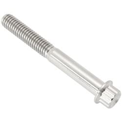 M6x1.00 TITANIUM BOLT 50mm UHL12 POINT SINGLE M6 x 1.00mm