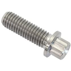 M8x1.25 TITANIUM BOLT 25mm UHL12 POINT SINGLE M8 x 1.25mm