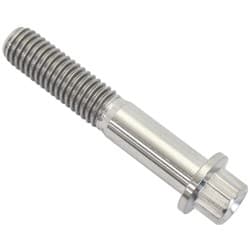 M8x1.25 TITANIUM BOLT 45mm UHL12 POINT SINGLE M8 x 1.25mm