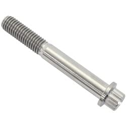M8x1.25 TITANIUM BOLT 60mm UHL12 POINT SINGLE M8 x 1.25mm