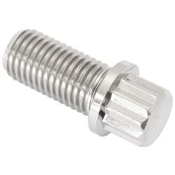 M10x1.25 TITANIUM BOLT 20mmUHL12 POINT SINGLE M10 x 1.25mm