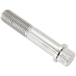M10x1.25 TITANIUM BOLT 50mmUHL12 POINT SINGLE M10 x 1.25mm