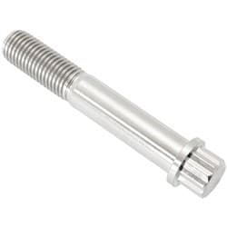 M10x1.25 TITANIUM BOLT 60mmUHL12 POINT SINGLE M10 x 1.25mm