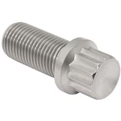 M12x1.25 TITANIUM BOLT 25mmUHL12 POINT SINGLE M12 x 1.25mm