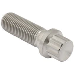 M12x1.25 TITANIUM BOLT 35mmUHL12 POINT SINGLE M12 x 1.25mm