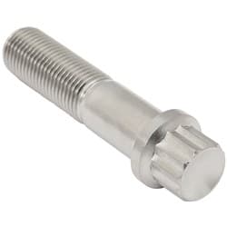M12x1.25 TITANIUM BOLT 50mmUHL12 POINT SINGLE M12 x 1.25mm