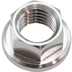 1/4" UNF TITANIUM HEX NUT 6 POINT SINGLE 1/4"-28