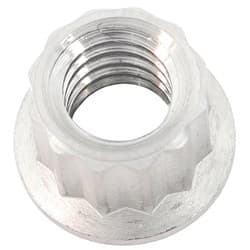 1/4" UNC TITANIUM NUT 12 POINT SINGLE 1/4-20"