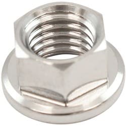 5/16" UNC TITANIUM HEX NUT 6 POINT SINGLE 5/16-18"