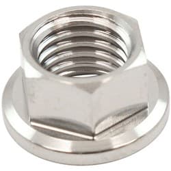3/8" UNC TITANIUM HEX NUT 6 POINT SINGLE 3/8-16"
