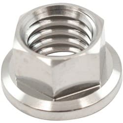 3/8" UNF TITANIUM HEX NUT 6 POINT SINGLE 3/8"-24