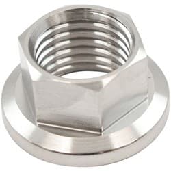 7/16" UNF TITANIUM HEX NUT 6 POINT SINGLE 7/16"-20