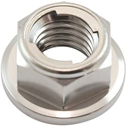 M10x1.25 TITANIUM LOCKING NUT 6 POINT HEX SINGL M10 x 1.25mm