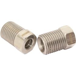 S/S INVERTED FLARE TUBE NUT 3/16" HARD LINE TO M10 X 1.0MM