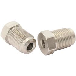 S/S INVERTED FLARE TUBE NUT 3/16" HARD LINE TO M12 X 1.0