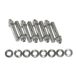 BLOWER STUD KIT SILVER STUDS SHOW SET 2.5" OAL