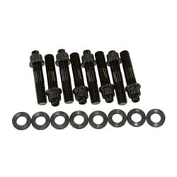 BLOWER STUD KIT BLACK STUDS BLACK FINISH 2.5" OAL
