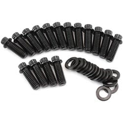 UNIVERSAL HEADER BOLTS 12 POINT BLACK x 16 3/8 1.00"