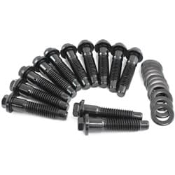 CHRYSLER INTAKE BOLTS BLACK 12POINT HEAD SMALL BIG BLOCK