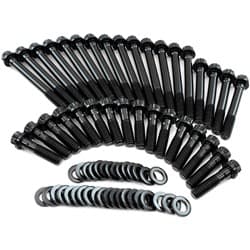 SMALL BLOCK CHEV HEAD BOLT KIT12 POINT 23 DEG OEM IRON HEADS