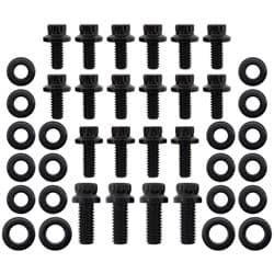 HOLDEN V8 OIL PAN BOLT KIT 12 POINT BLACK 253 308 304
