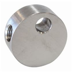 3/8"-24 CONCAVE TEE WITH MOUNTTAB 3 X FEMALE 3/8"-24 CONCAVE