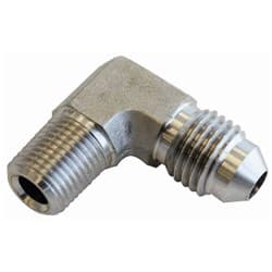 S/S 90 DEG 1/4" NPT TO -4AN