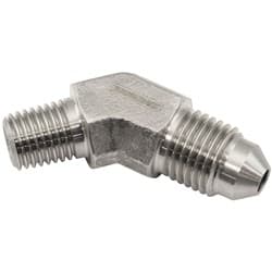S/S 45 DEG 1/16" NPT TO -3AN