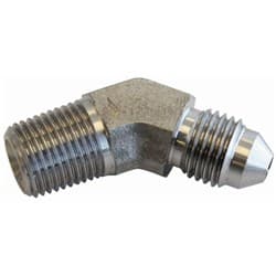 S/S 45 DEG 1/4" NPT TO -3AN