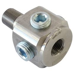 1/8" BSP TO NPT BLOCK ADAPTER 1 x MALE TO 5 x FEMALE TEE
