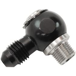 1/8" NPT BANJO KIT -4AN S/S BOLT ADAPTER BLACK ALLOY