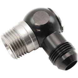 1/2" NPT BANJO KIT -8AN S/S BOLT ADAPTER BLACK ALLOY
