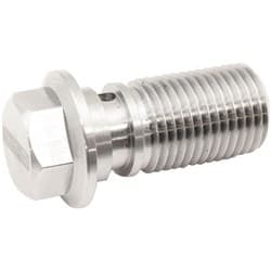 BANJO BOLT 9/16"-18 STAINLESS STEEL 30MM LONG BRAKE MASTER Aeroflow - AF 394-04