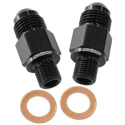 C4 TRANS FITTINGS -6 x 1/8-27.BLACK 1/8-27" STRAIGHT NPSM.