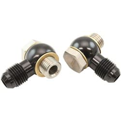 1/4" NPSM BANJO KIT -6AN S/S 1/4-18 TH400 TRANS FITTIN PAIRALLOY Aeroflow - AF 397-06