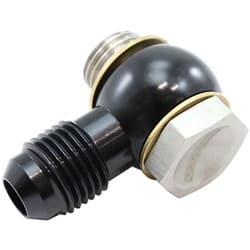 1/4" NPSM SHORT BANJO KIT -6ANS/S 4L80E TRANS FITTING SINGLEALLOY Aeroflow - AF 398-06
