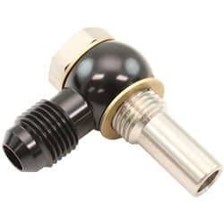 1/4" NPSM TAIL BANJO KIT -6AN S/S 4L80E TRANS FITTING SINGLEALLOY Aeroflow - AF 398-06L