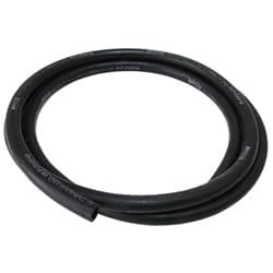 BLACK PUSH LOCK HOSE -4 (1/4")2M RUBBER 6.4mm ID 12.0mm OD
