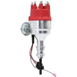 SB FORD 289 302W READY TO RUN DIST, VAC ADVANCE SBF RED CAP