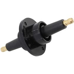 FIREWALL FEED THROUGH - BLACK CHASSIS MOUNT - FEED COIL WIRE