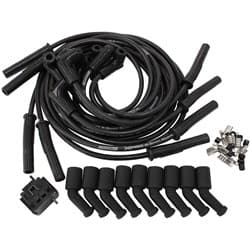 UNIVERSAL BLACK SPARK PLUG LEADS LS1 LS2 LS3 LS6 LS7